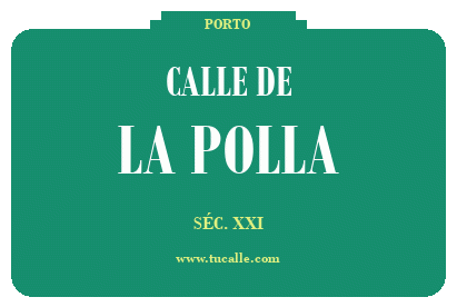 cartel_de_calle-de-La polla_en_oporto